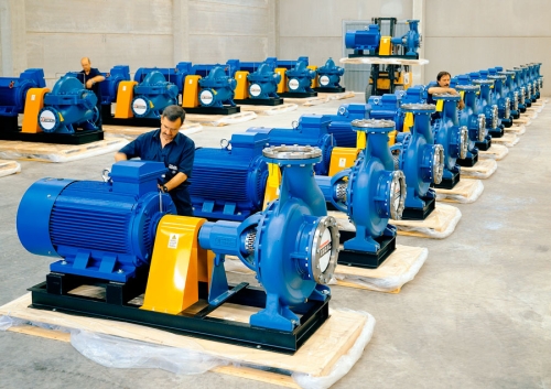 Bơm ly tâm trục ngang khớp nối rời RNI